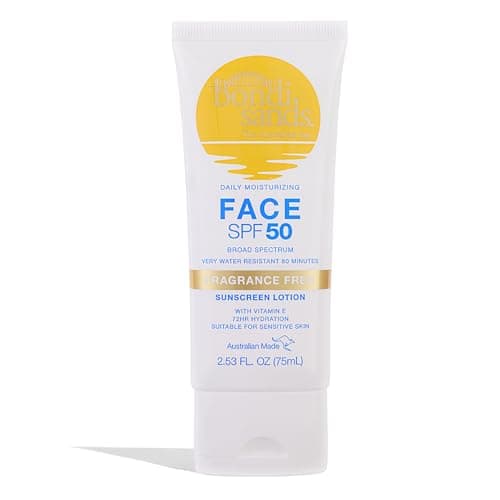 Bondi Sands Fragrance Free Daily Sunscreen Face Lotion SPF 50…