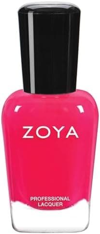 ZOYA Ali Nail Polish, Ultra-Bright Neon Pink Cream Polish…