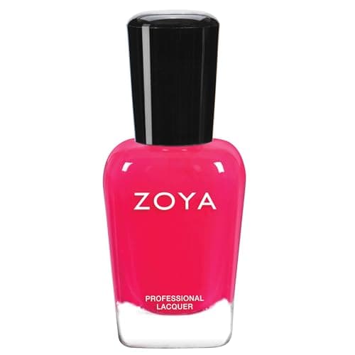 ZOYA Ali Nail Polish, Ultra-Bright Neon Pink Cream Polish…