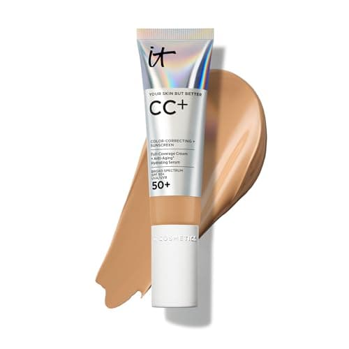 IT Cosmetics CC+ Cream (Tan Warm) - Natural Full Coverage…