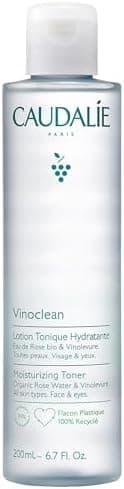 Caudalie Vinoclean Moisturizing Toner with Rose Water - 200 mL