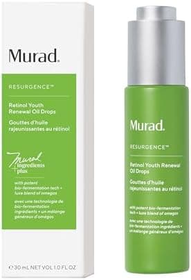 Murad Retinol Youth Renewal Oil Drops – Anti-Aging Retinol…