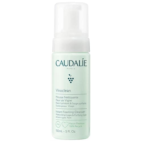 Caudalie Vinoclean Gentle Instant Foaming Facial Cleanser…