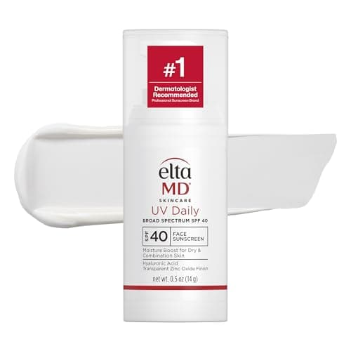 EltaMD UV Daily Untinted SPF 40 Face Sunscreen Moisturizer…