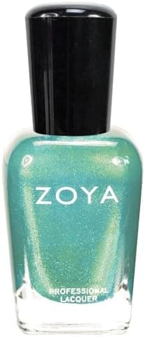ZOYA Zuza Nail Polish, Deep Oceanic Turquoise Foil Metallic…