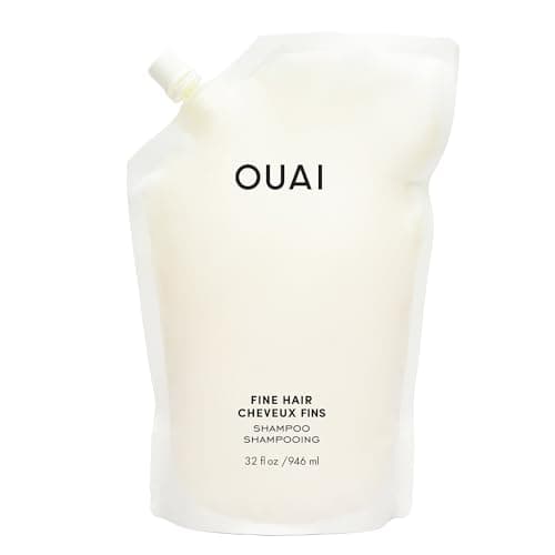 OUAI Fine Hair Shampoo - Biotin Thickening Shampoo for Flat