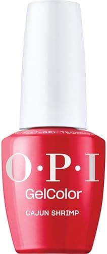 OPI GelColor Cajun Shrimp | Opaque Bright Coral Red Crème LED…