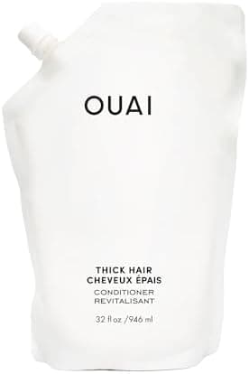 OUAI Thick Hair Conditioner Refill - Moisturizing Conditioner…