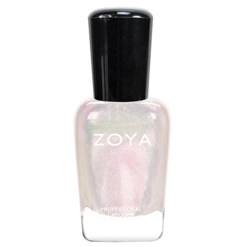 ZOYA Leia Nail Polish, Sheer Opalescent White Polish…