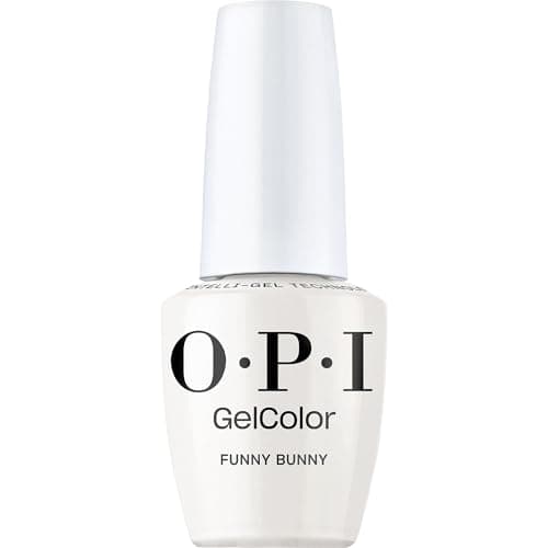 OPI GelColor Funny Bunny | Sheer Soft White Crème LED Cure Gel…