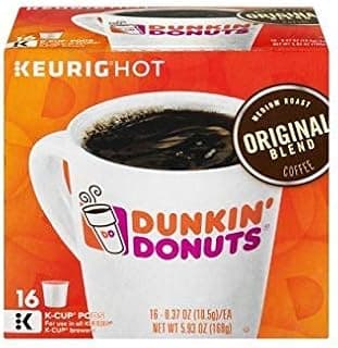 Dunkin Donuts Original Flavor Coffee K-Cups For Keurig K Cup…