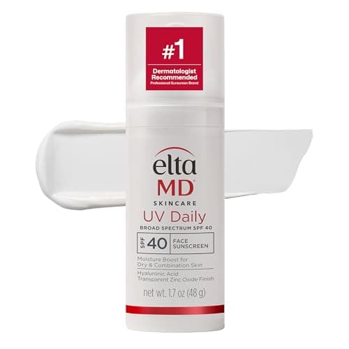 EltaMD UV Daily SPF 40 Face Sunscreen Moisturizer with Zinc…