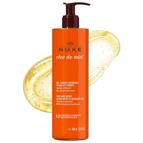NUXE Ultra Rich Cleansing Gel Face & Body Wash with Honey…