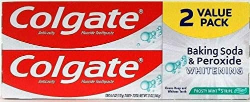 Colgate baking soda and peroxide whitening toothpaste