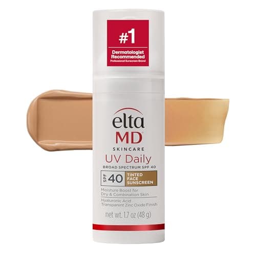 EltaMD UV Daily Tinted SPF 40 Face Sunscreen Moisturizer…