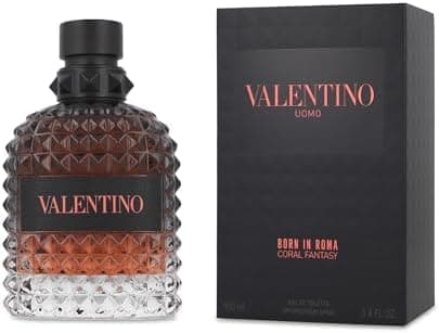 Valentino Uomo Born in Roma Coral Fantasy for Men 3.4 oz Eau…