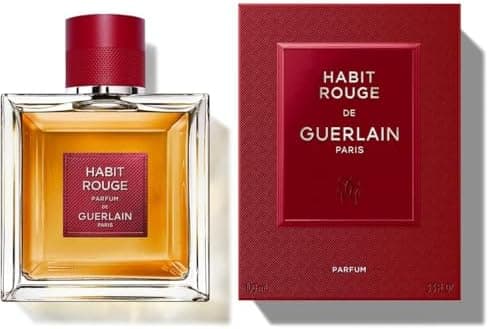 Habit Rouge by Guerlain for Men - 3.3 oz Parfum Spray