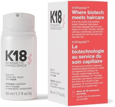 K18 Leave-In Molecular Repair Hair Mask - Peptide Hair…
