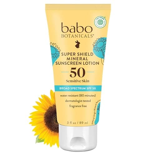 Babo Botanicals Sheer Mineral Sunscreen Lotion SPF 50…