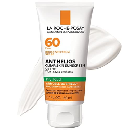 La Roche-Posay Anthelios Clear Skin SPF 60 Sunscreen for Face…