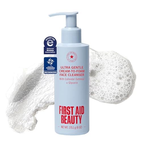 First Aid Beauty Ultra Gentle Cream-to-Foam Facial Cleanser