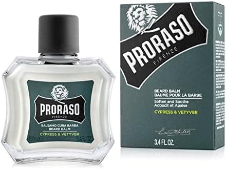 Proraso Cypress and Vetyver Beard Balm - Moisturizing Bergamot…