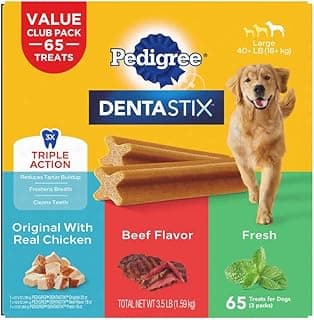 Dentastix 65 Piece Variety Pack, 3.5 Pound