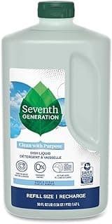 SEVENTH GENERATION DISHWASH LIQ FREE & CLEAR, 50 OZ, PK- 3
