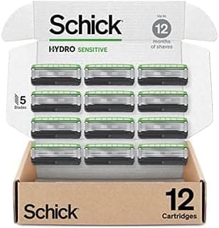 Schick Hydro Sensitive Razor Blades Refills, 12ct