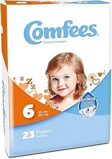 Comfees Baby Baby Diaper Size 6, Over 35 lbs. CMF-6, 23 Ct
