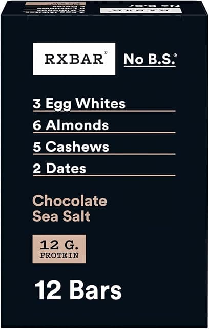 RXBAR Protein Bars, 12g Protein, Gluten Free Snacks, Chocolate…