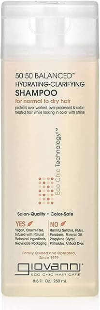 GIOVANNI ECO CHIC 50:50 Balanced Hydrating Clarifying Shampoo…