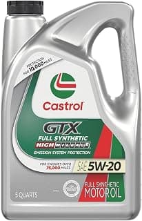 Castrol GTX Full Synthetic High Mileage 5W-20 Motor Oil