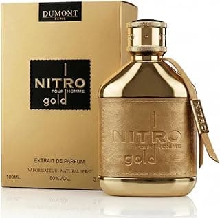 Dumont Nitro Gold Extrait De Parfum 3.4 Fl. Oz | Long Lasting…