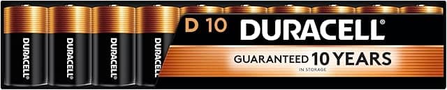Duracell Coppertop D Batteries