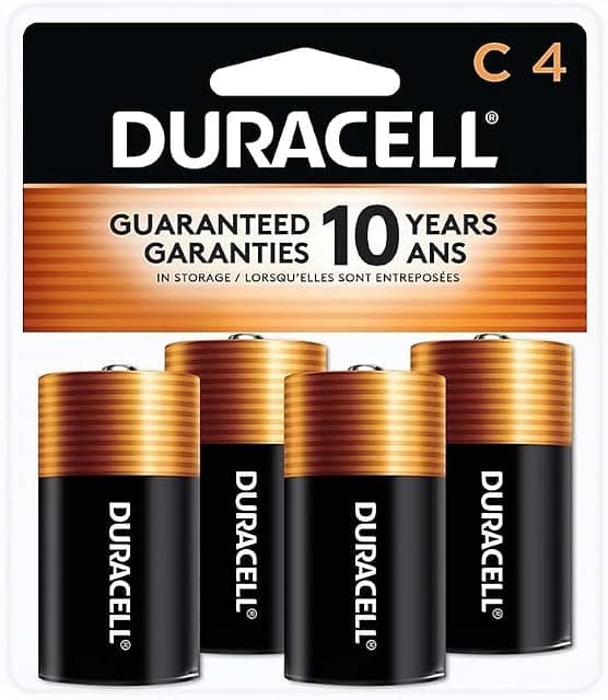 Duracell Coppertop C Batteries