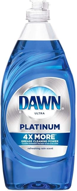 Dawn Platinum Liquid Dish Soap, Refreshing Rain Scent, 7 Fl Oz