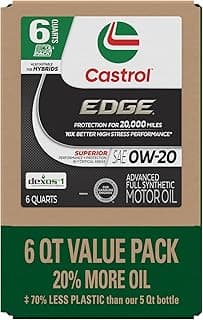 Castrol EDGE 0W-20 Advanced Full Synthetic Motor Oil