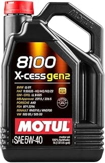 MOTUL 8100 X-Cess Gen 2 SAE 5W40 Full Synthetic Motor Engine…