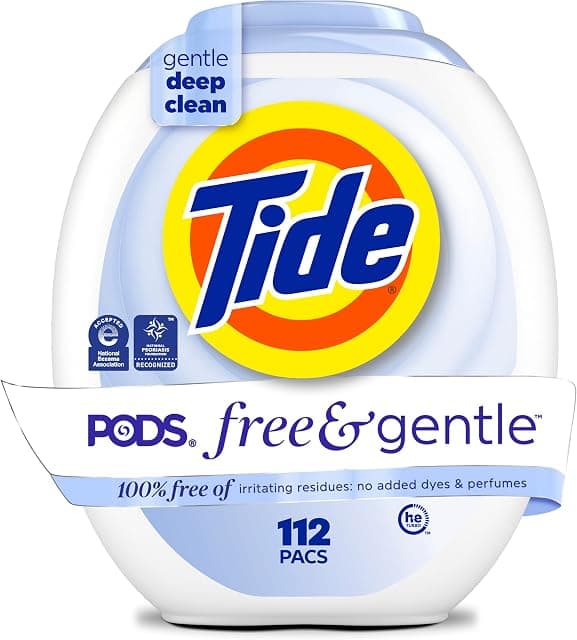 Tide PODS Free & Gentle Laundry Detergent Soap Pacs