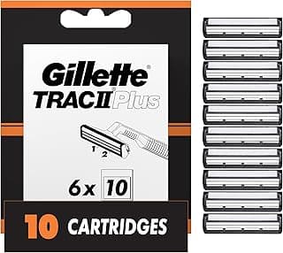 Gillette TRAC II Plus Mens Razor Blade Refills