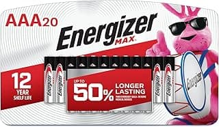 Energizer MAX AAA Batteries (20 Pack)