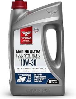 TRIAX Marine Ultra 10W-30 Full Synthetic 4-Stroke Engine Oil…