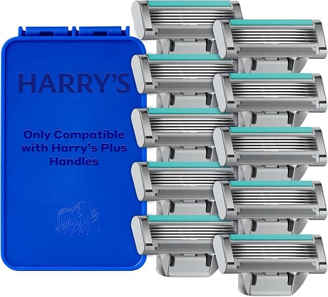 Harry's Plus Razor Refills - 10 Razor Blade Cartridges