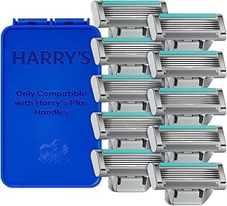 Harry's Plus Razor Refills - 10 Razor Blade Cartridges