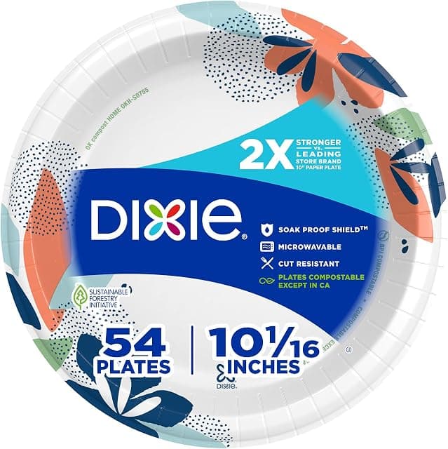 Dixie Large Paper Plates
