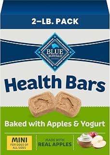 Blue Buffalo Mini Health Bars Apples & Yogurt Crunchy Dog…