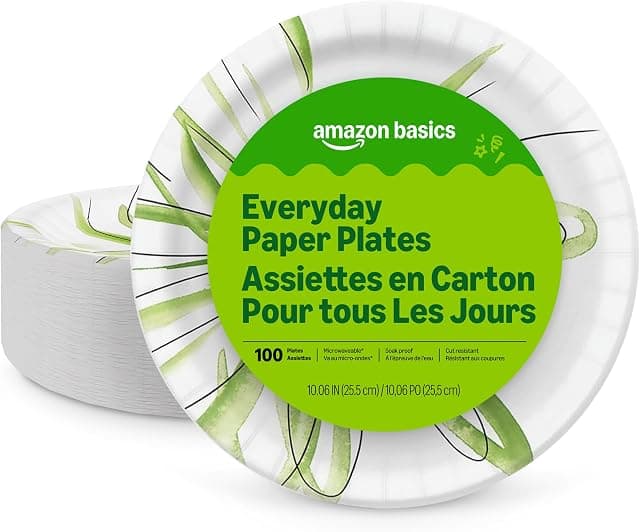Amazon Basics Everyday Paper Plates