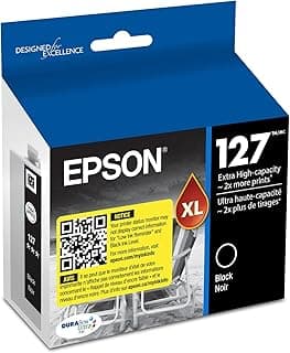EPSON 127 DURABrite Ultra Ink Black Cartridge For NX-530