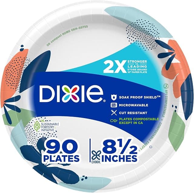 Dixie Medium Paper Plates